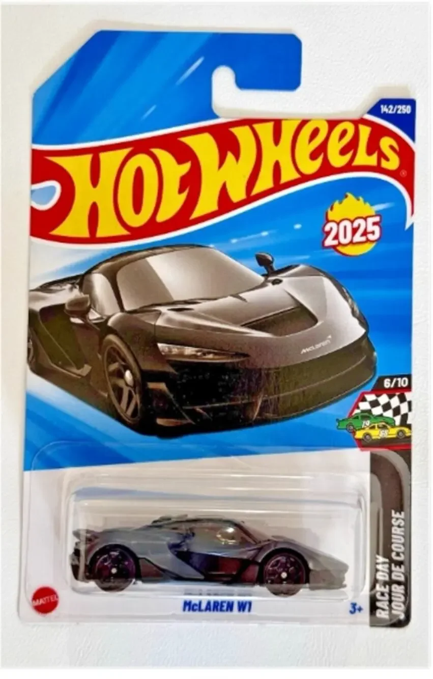 Hot Wheels McLaren W1 Race Day 6/10 142/250 2025 New Sealed Die-Cast Car